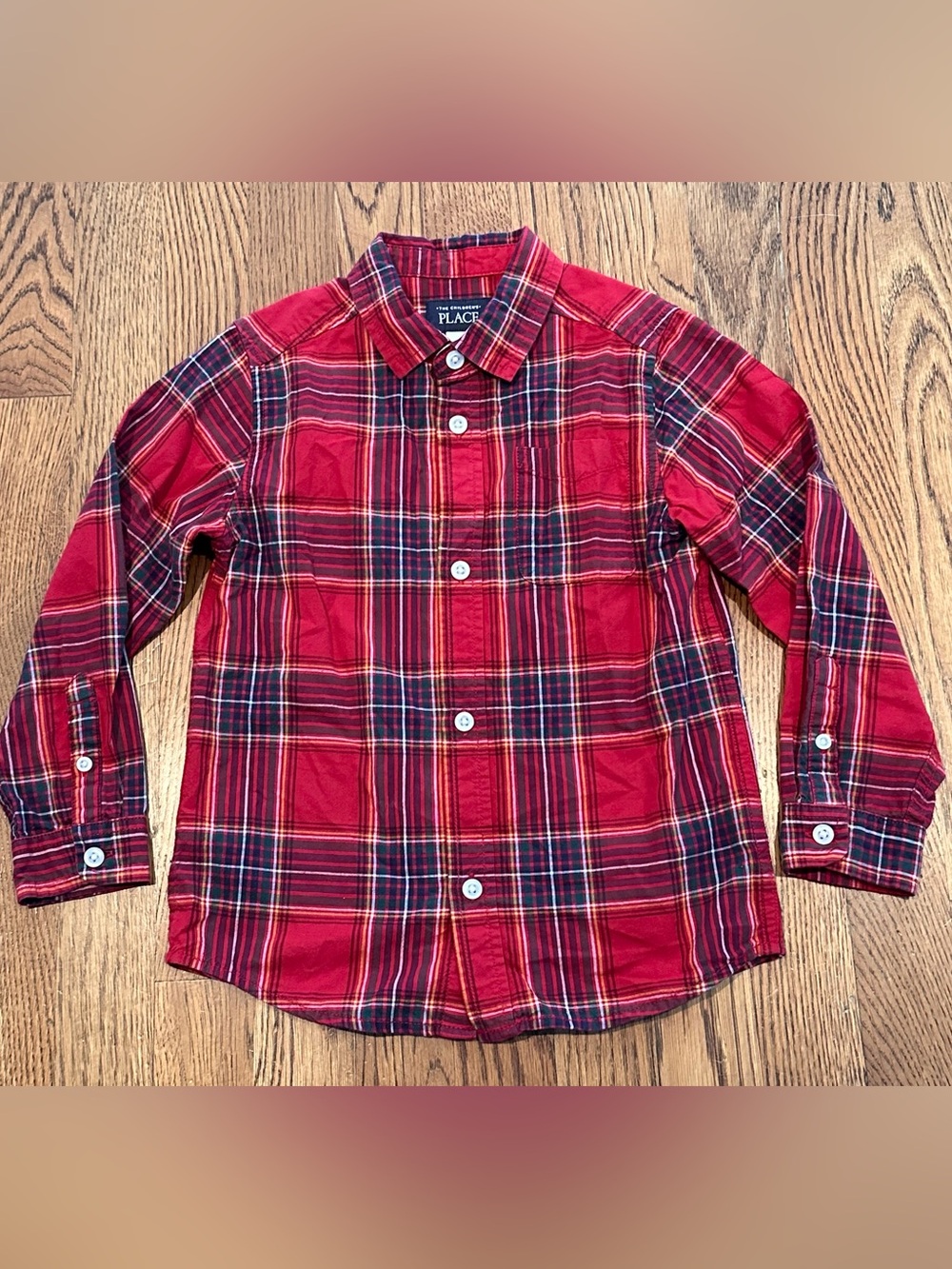 Boys Plaid Button Down Shirt